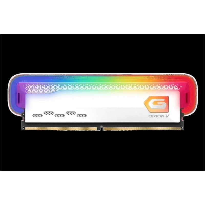 Memoria RAM 16GB DDR5 DIMM PC5-44800 5600MHz grigio, versione bianca - Geil Orion V RGB
