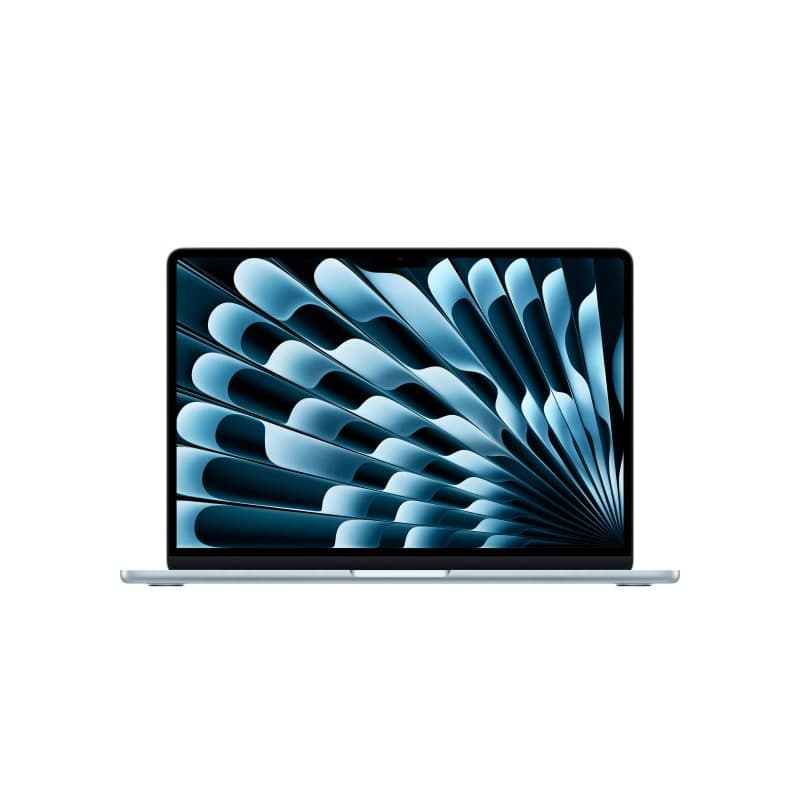Notebook 13 pollici chip Apple M5 CPU 10-core GPU 10-core 24GB RAM SSD 1TB celeste - Apple MacBook Air