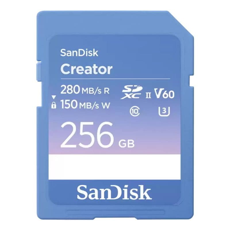 Scheda SDXC 256GB UHS-II Classe 10 - SanDisk Creator