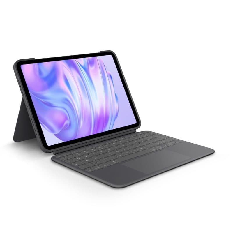 Tastiera QWERTY US International con Smart Connector grafite - Logitech Combo Touch