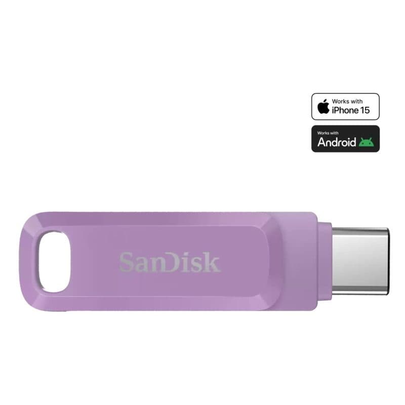 Unità flash USB 1TB USB-C 3.2 Gen 1 (3.1 Gen 1) lavanda - SanDisk Ultra Dual Drive Go