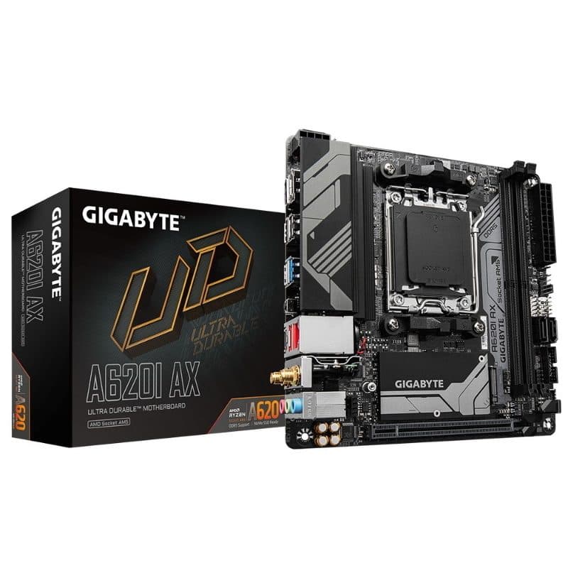 Scheda madre AMD A620 socket AM5 Mini-ITX - Gigabyte A620I AX