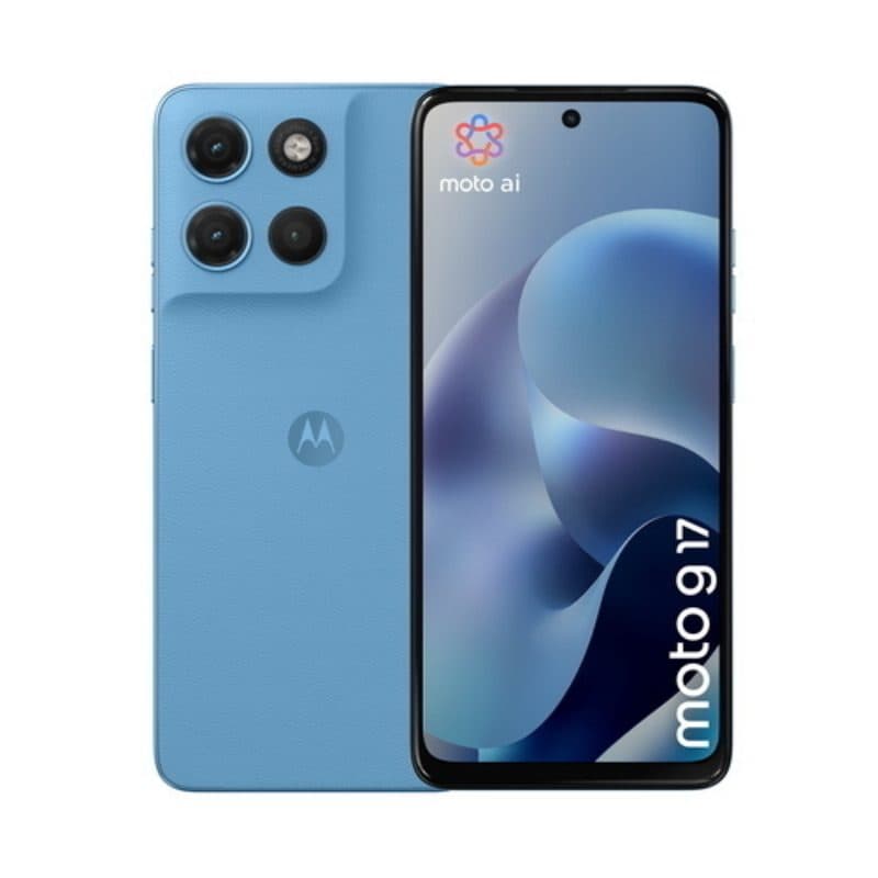 Smartphone 4G LTE dual SIM 6.72 pollici octa core 8GB RAM 256GB Alaskan Blue TIM - Motorola Moto G17