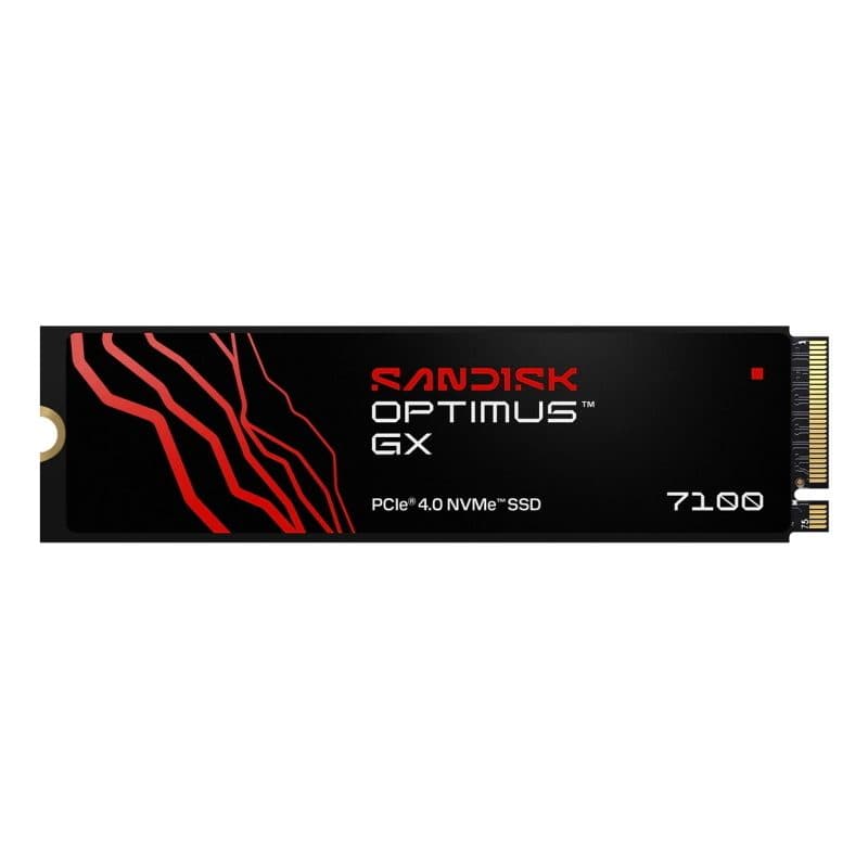 SSD 1TB M.2 NVMe PCIe 4.0 7250/6900MB/s - SanDisk Optimus GX 7100