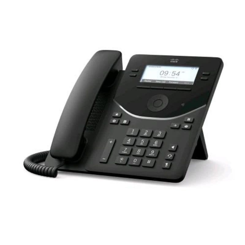 Telefono VoIP con TPM 2.0, ID chiamante, chiamata in attesa e 4 linee, nero carbonio - Cisco Desk Phone 9841