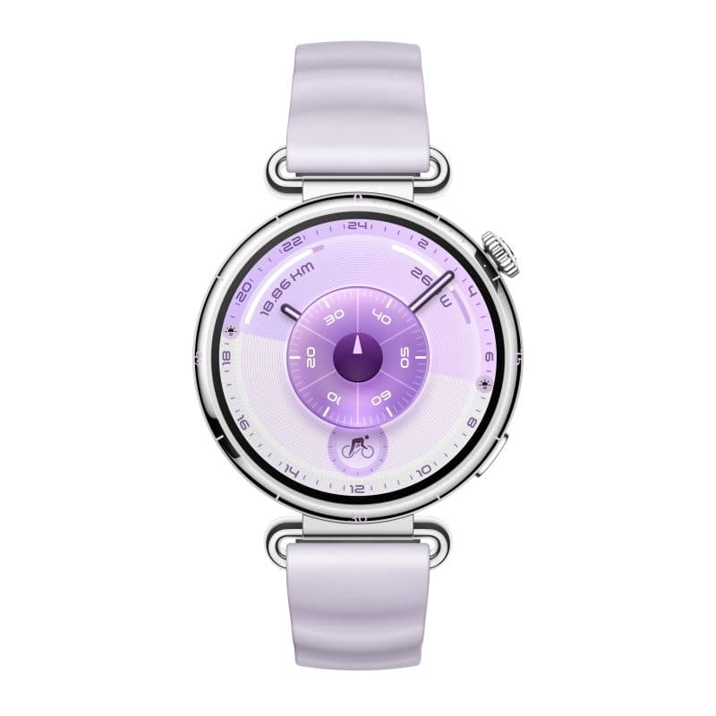 Smartwatch cassa 41 mm in acciaio inossidabile con cinturino viola compatibile con iOS e Android - Huawei Watch GT 6