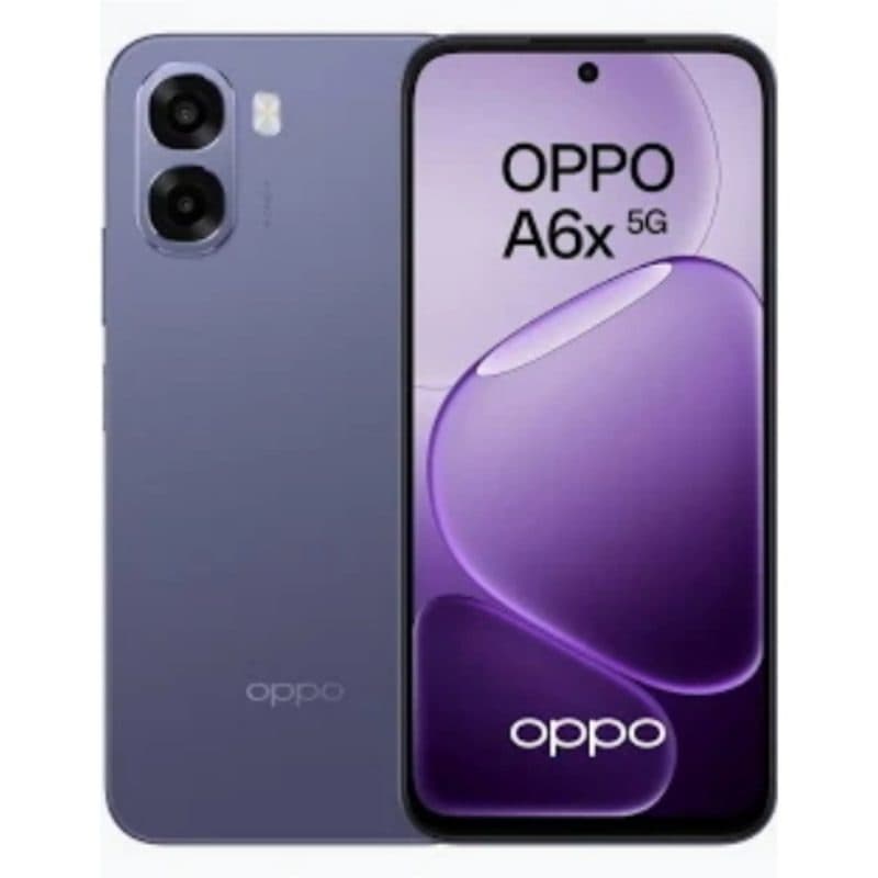 Smartphone 5G dual SIM AI 6,75 pollici octa core 128GB RAM 4GB Black Purple - OPPO A6x