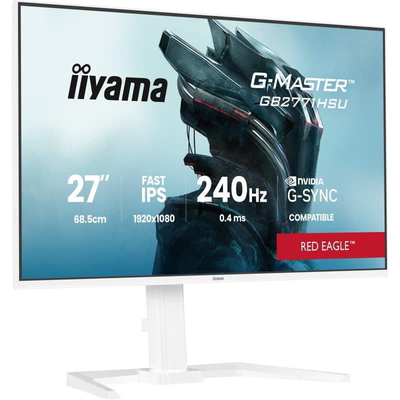 Monitor 27 pollici Full HD 1920 x 1080 LCD bianco - iiyama G-Master GB2771HSU-W1