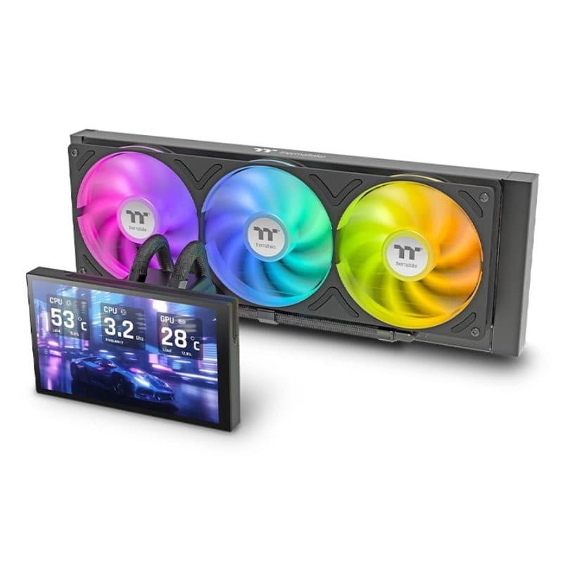 Raffreddamento a liquido all-in-one con ventole ARGB nero - Thermaltake ST360 Ultra