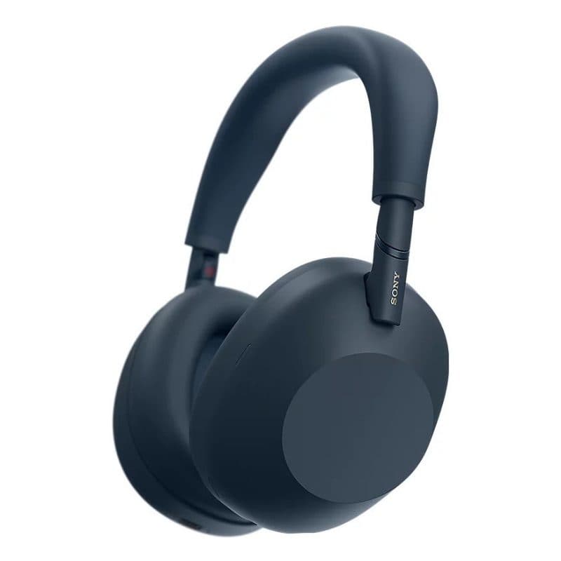Cuffie a padiglione con cavo e wireless USB-C Bluetooth blu per musica e uso quotidiano - Sony WH-1000XM6