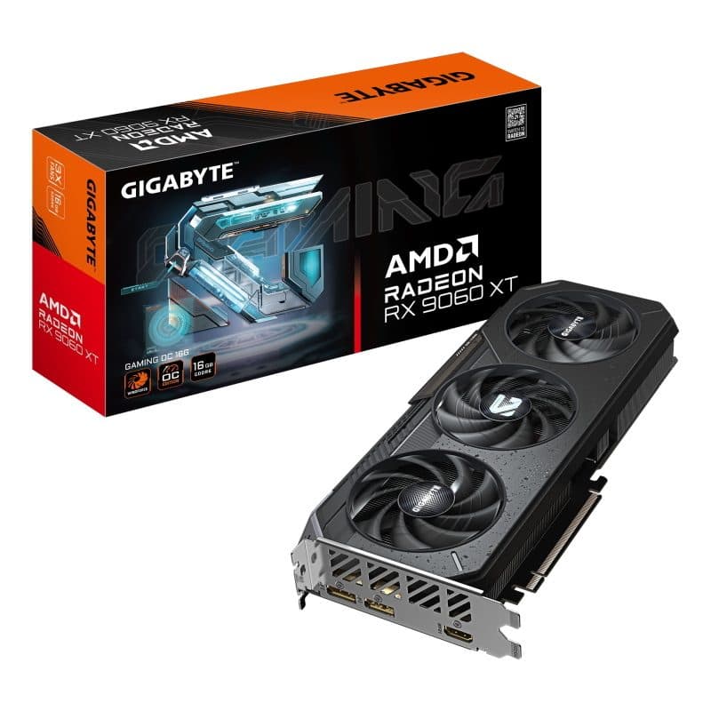 Scheda video Radeon RX 9060 XT 16GB GDDR6 128 bit PCIe 5.0 3320 MHz - Gigabyte Gaming OC 16G