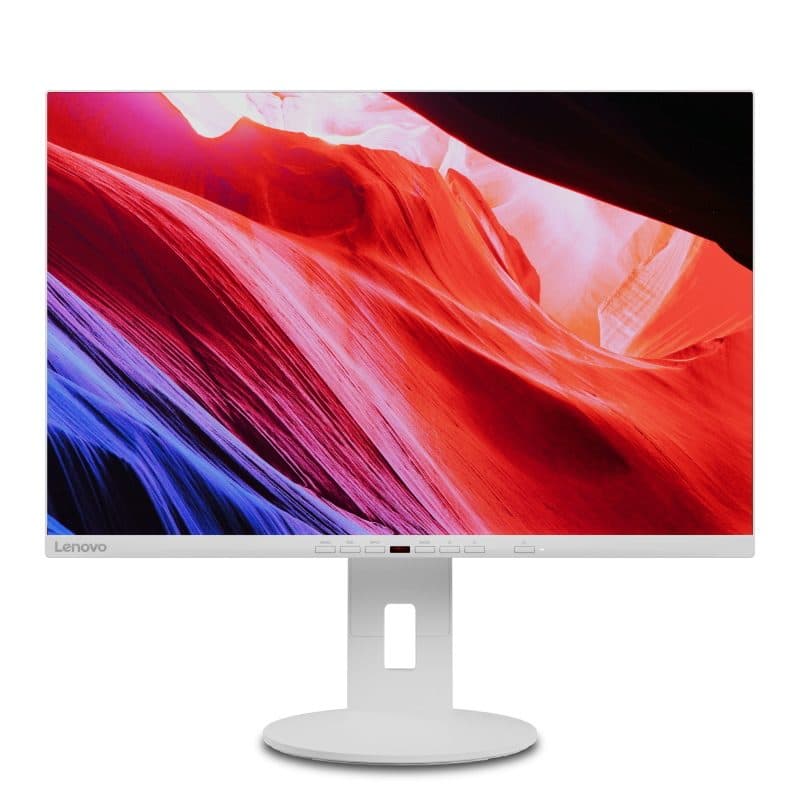 Monitor LED 24 pollici (61 cm) 1920 x 1200 pixel Full HD grigio e bianco - Lenovo C24D-20