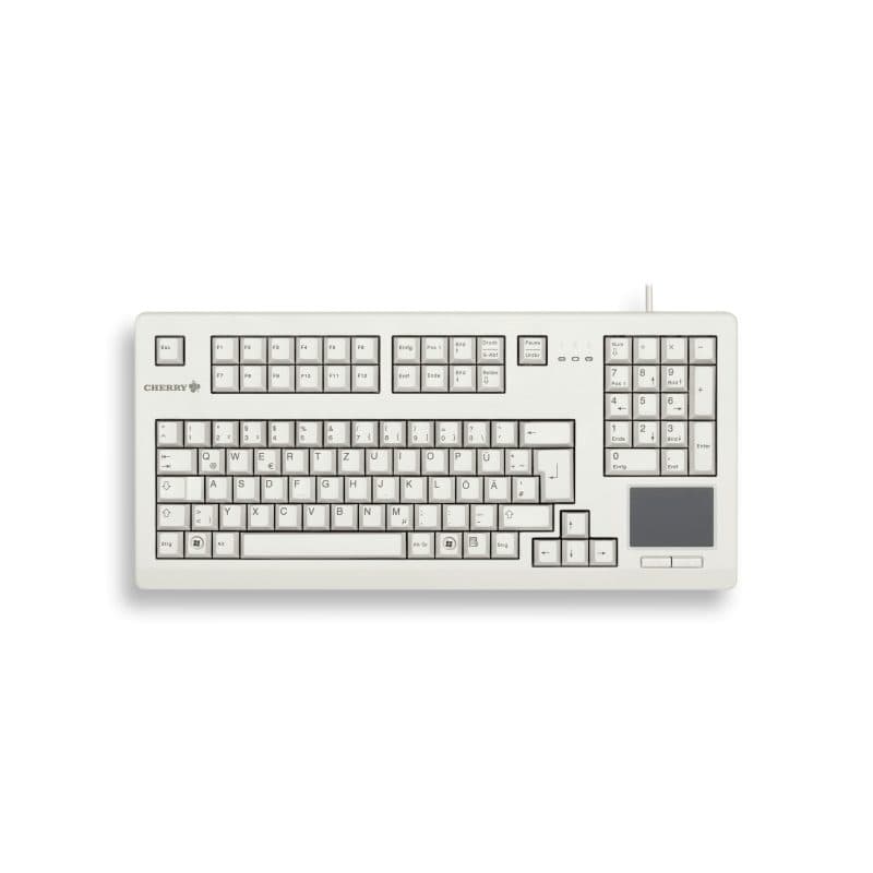 Tastiera USB QWERTZ tedesca grigia - Cherry Touchboard G80-1190