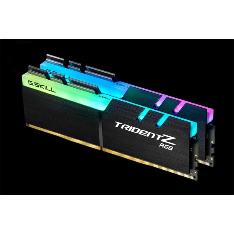 Memoria RAM DDR4 kit 16GB (2 x 8GB) 3200 MHz - G.Skill Trident Z RGB F4-3200C16D-16GTZRX