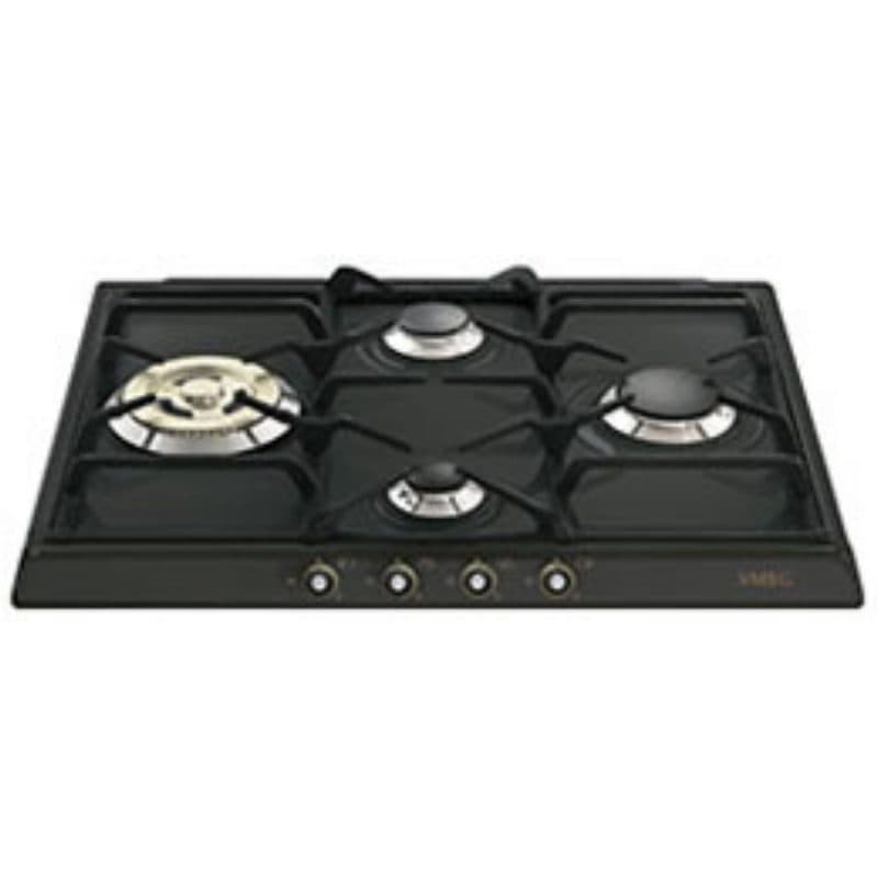 Piano cottura da incasso a gas 4 zone 60 cm antracite - Smeg SR764AO