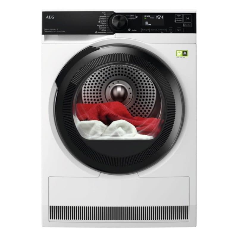 Asciugatrice a libera installazione a carica frontale 8 kg bianca - AEG Serie 9000 TR9W75780