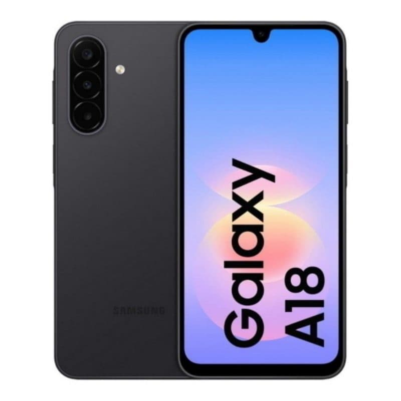 Smartphone 4G LTE dual SIM 6,7 pollici octa core 128GB RAM 4GB nero versione TIM - Samsung Galaxy A18 A185