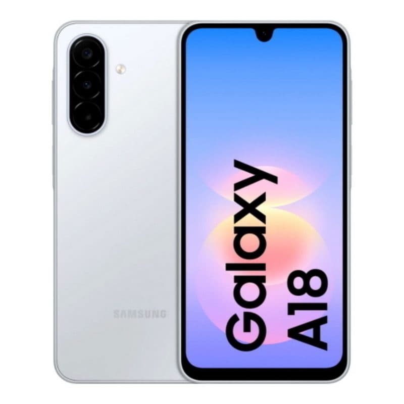 Smartphone 4G LTE dual SIM 6,7 pollici octa core 128GB RAM 4GB argento versione TIM - Samsung Galaxy A18 A185