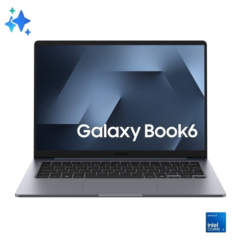 Notebook 14 pollici WUXGA Intel Core 5 315 16GB LPDDR5X SSD 512GB Wi-Fi 6E - Samsung Galaxy Book6