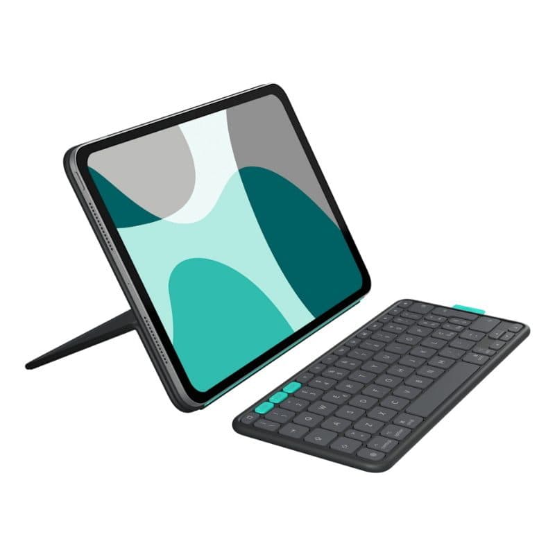 Tastiera folio Bluetooth layout tedesco (DEU) grafite per iPad Pro 11 e Air 11 - Logitech Flip Folio