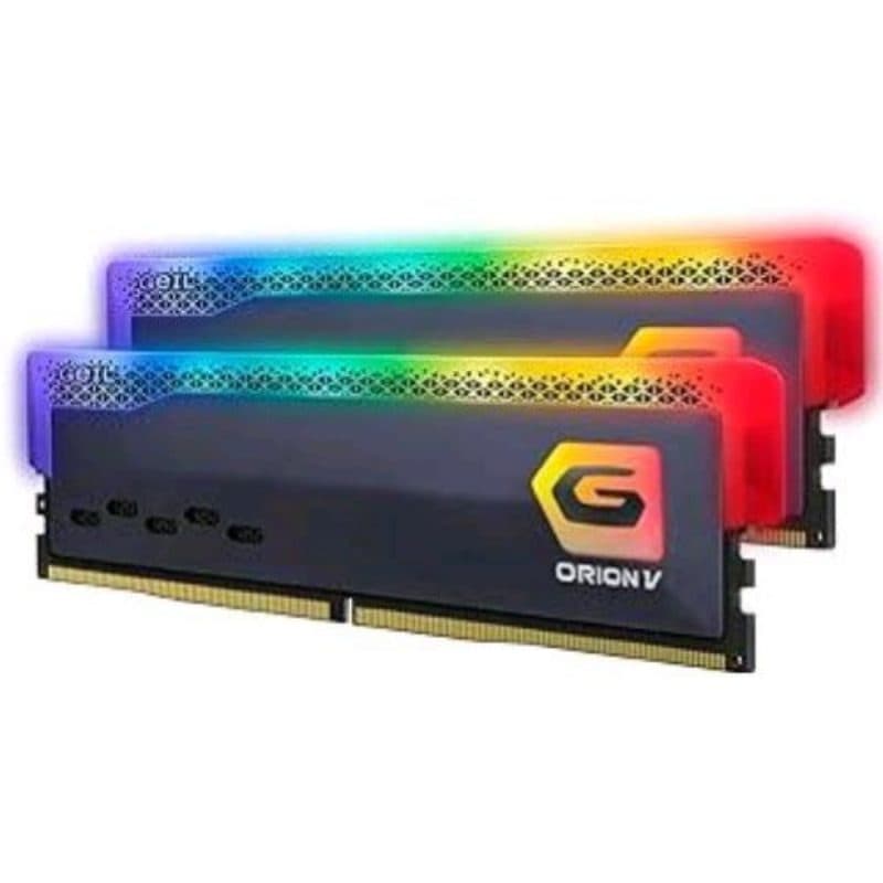 Memoria RAM DDR5 kit 32GB (2 x 16GB) 5600 MHz PC5-44800 RGB grigia latenze 38-44-44-84 - GeIL Orion V