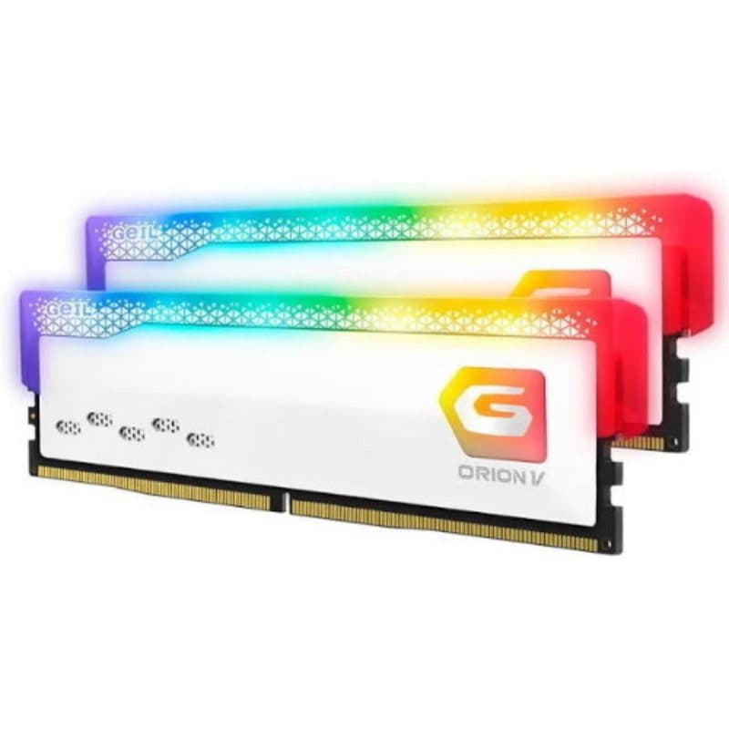 Geil orion v rgb 32gb 2 x 16gb ddr5 5.600mhz dimm white - ESF-862152