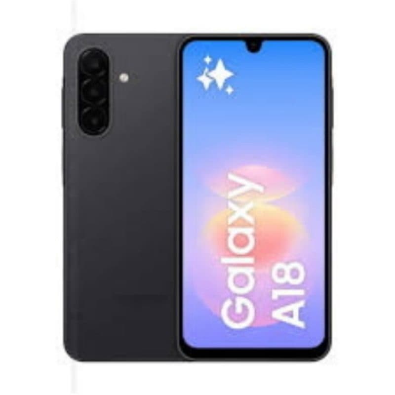 Smartphone 4G LTE dual SIM 6,7 pollici octa core 128GB RAM 4GB nero - Samsung Galaxy A18 A185
