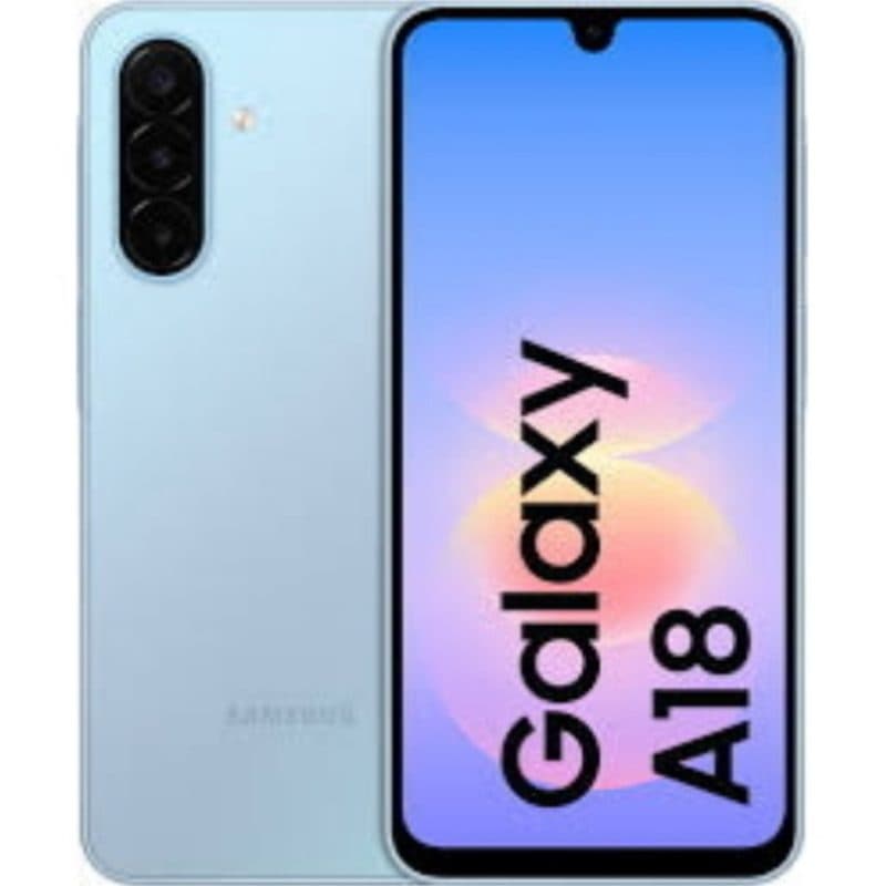 Smartphone 4G LTE dual SIM 6,7 pollici octa core 128GB RAM 4GB azzurro - Samsung Galaxy A18 A185