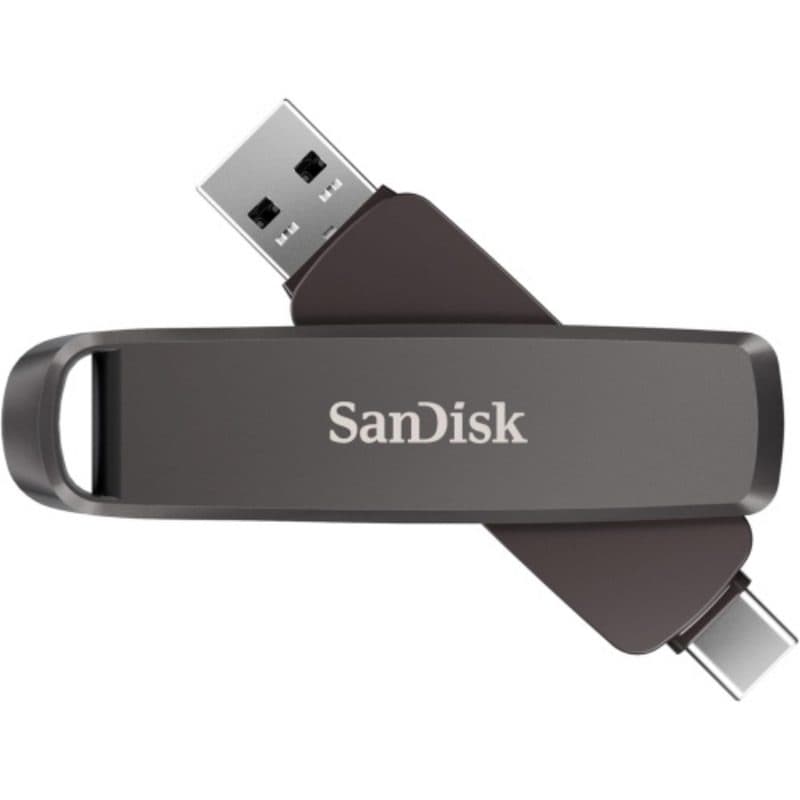 Chiavetta USB-A + USB-C 3.2 Gen 2 512GB con crittografia AES a 128 bit - SanDisk Extreme Pro Dual Drive