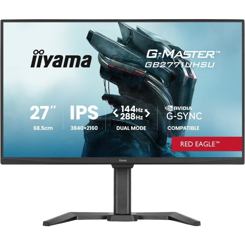 Monitor 27 pollici 4K Ultra HD 3840 x 2160 LED nero - iiyama G-Master GB2771UHSU-B1