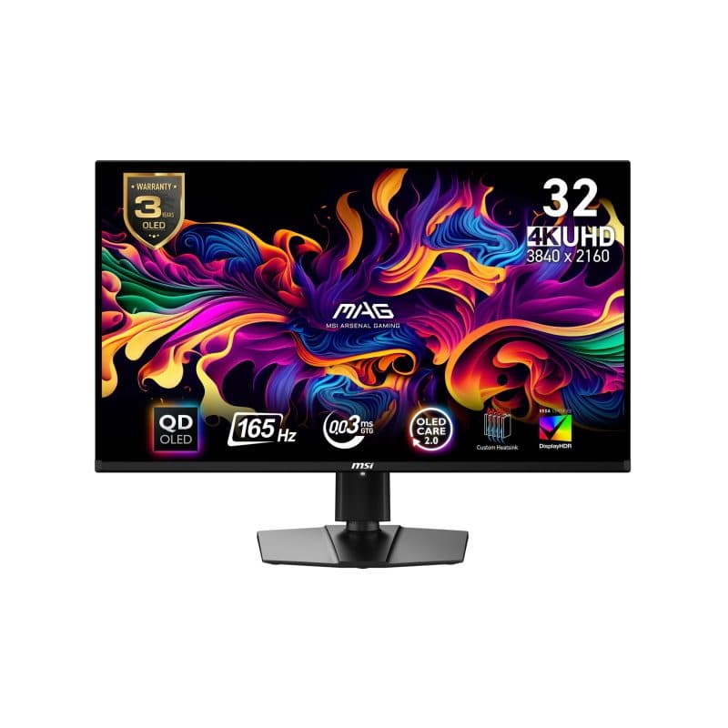 Monitor 31,5 pollici QD-OLED 4K Ultra HD 3840 x 2160 nero - MSI MAG 321UPDE QD-OLED