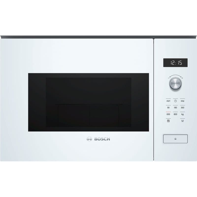 Forno a microonde da incasso solo microonde 20 l 800 W bianco - Bosch Serie 6 BFL524MW0