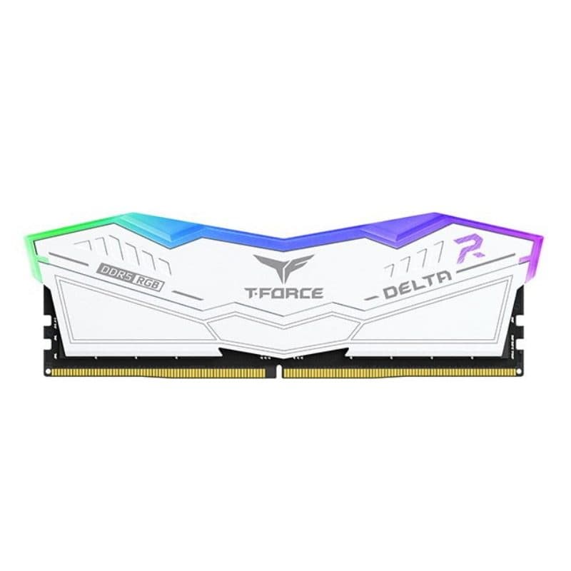 Memoria RAM DDR5 kit 32GB (2 x 16GB) 6000 MHz con verifica integrità dati - Team Group Delta RGB