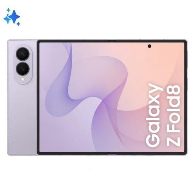 Smartphone 5G dual SIM 7,6 pollici octa core 512GB RAM 12GB Lavender - Samsung Galaxy Z Fold8 F971