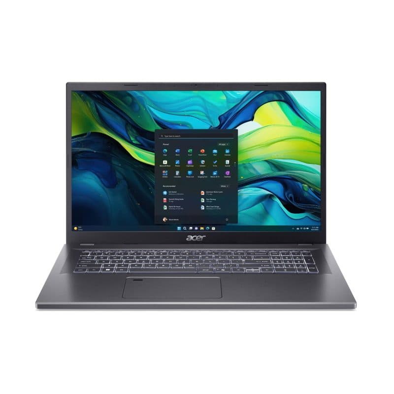 Notebook 17,3 pollici Full HD Intel Core 5 120U 16GB LPDDR5 SSD 1TB Wi-Fi 6 - Acer Aspire 17 A17-51M-55NU