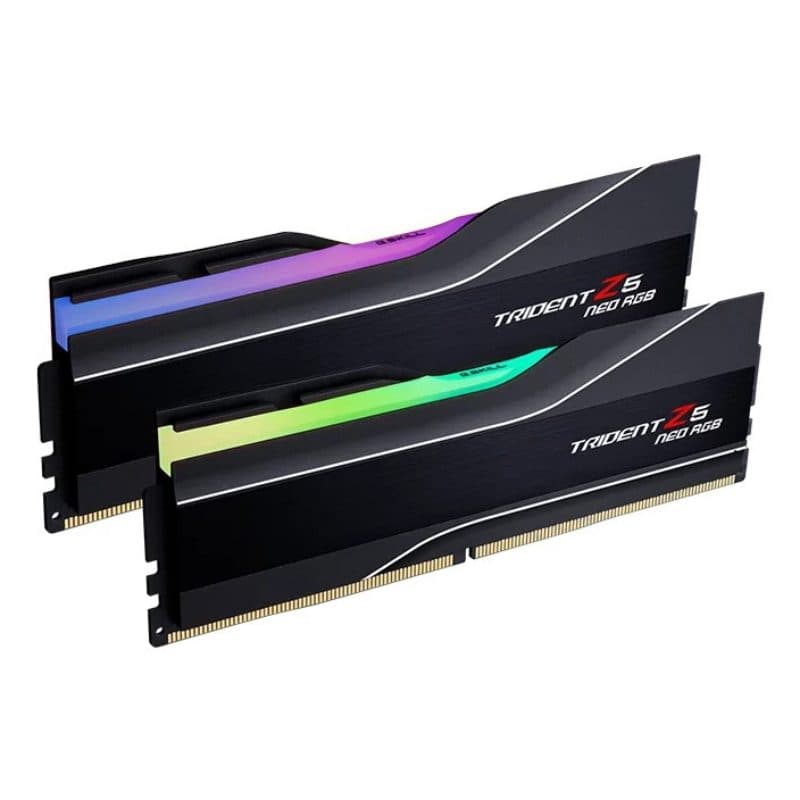 Memoria RAM DDR5 kit 32GB (2 x 16GB) 6400 MHz - G.Skill Trident Z5 Neo RGB F5-6400J3239G16GX2-TZ5NR