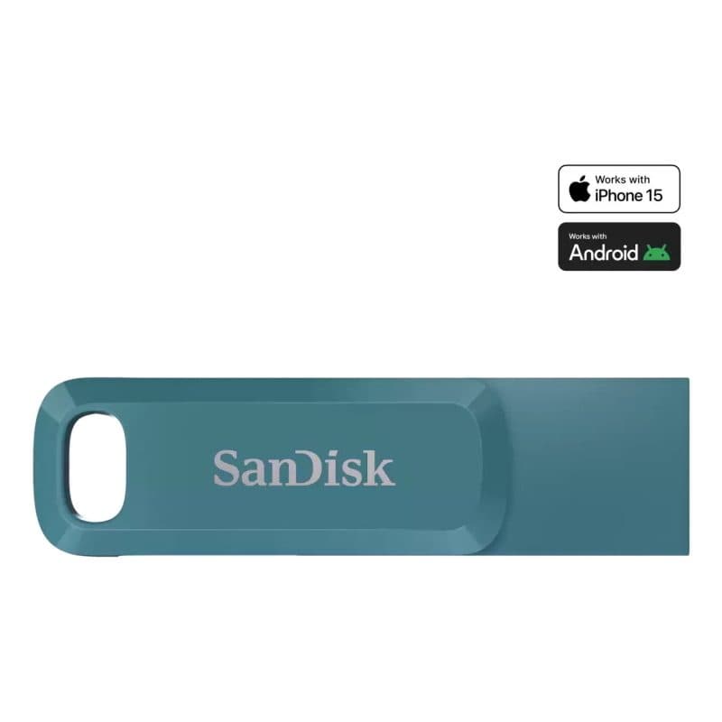 Chiavetta USB Type-C 3.2 Gen 1 512GB turchese - SanDisk Ultra Dual Drive Go