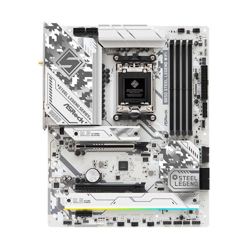 Scheda madre ATX socket AM5 chipset AMD B650 Wi-Fi - ASRock B650 Steel Legend WiFi