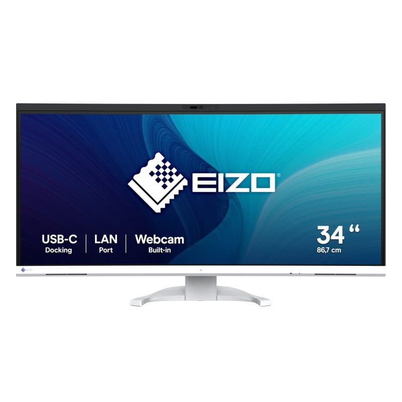 Monitor LED ultrawide 34.1 pollici (86,6 cm) Quad HD 3440 x 1440 bianco - EIZO FlexScan EV3450XC-WT