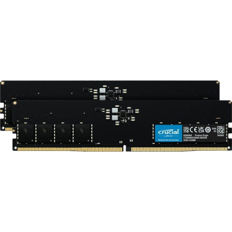 Memoria RAM DDR5 kit 32GB (2 x 16GB) 4800 MHz - Crucial CT2K16G48C40U5
