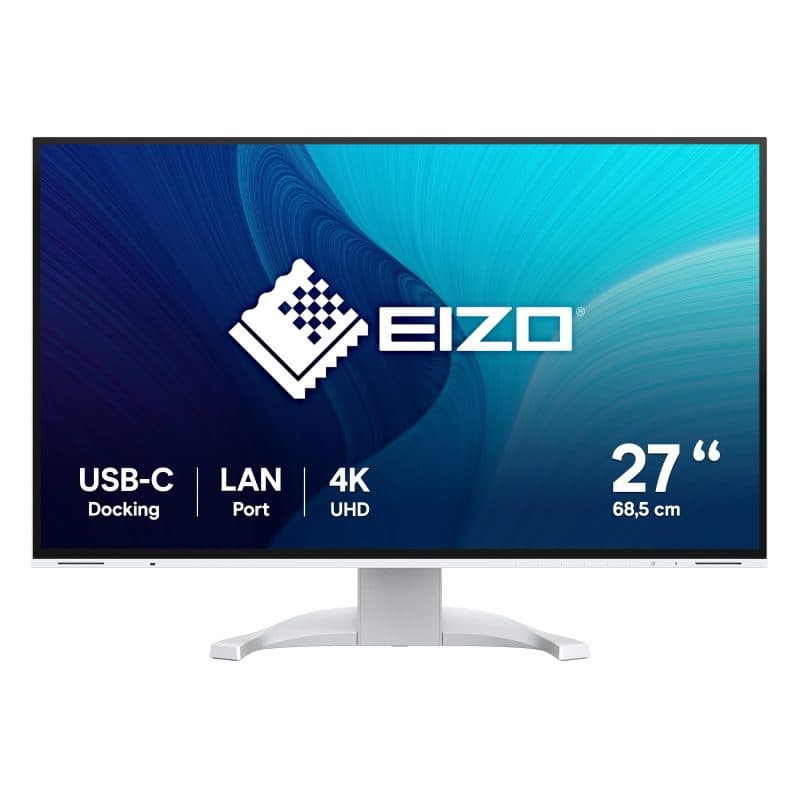 Monitor 27 pollici 4K Ultra HD 3840 x 2160 LCD bianco - EIZO FlexScan EV2740X-WT