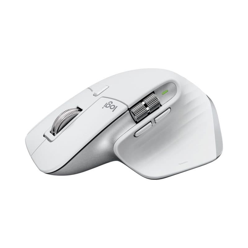 Mouse da ufficio per mano destra wireless RF + Bluetooth laser 8000 DPI - Logitech MX Master 3S