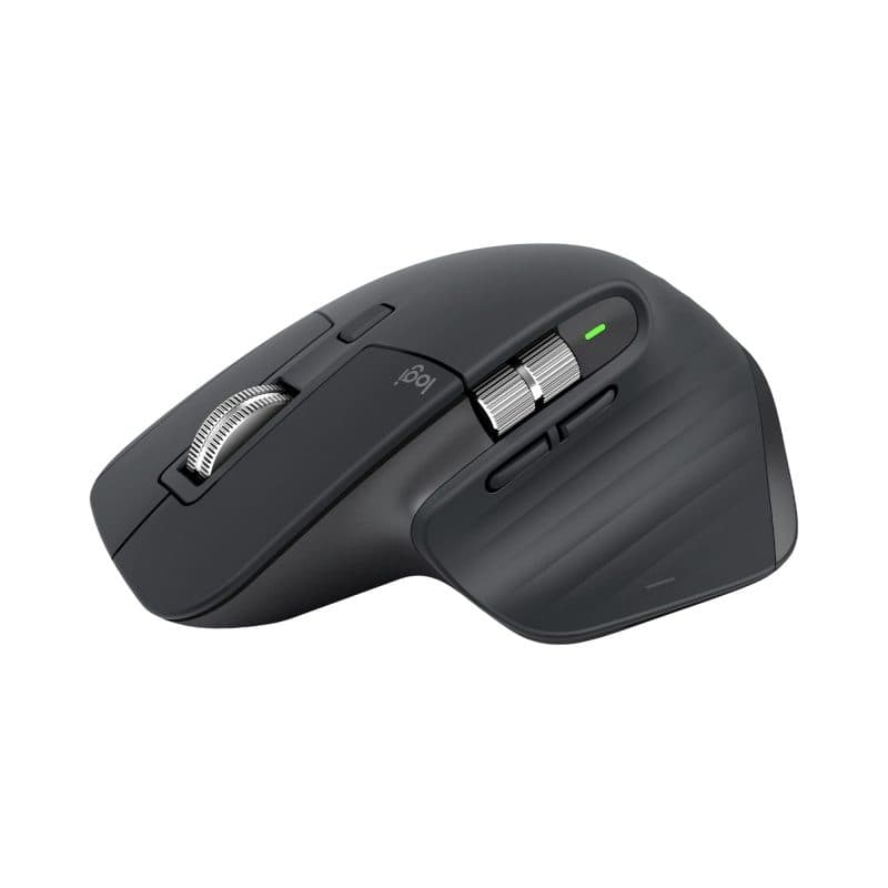 Mouse wireless RF e Bluetooth laser per ufficio, mano destra, 8000 dpi - Logitech MX Master 3S