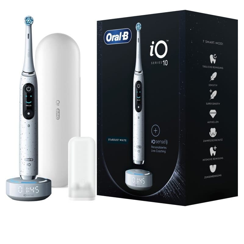 Spazzolino elettrico rotante-oscillante per adulti bianco - Oral-B iO Series 10