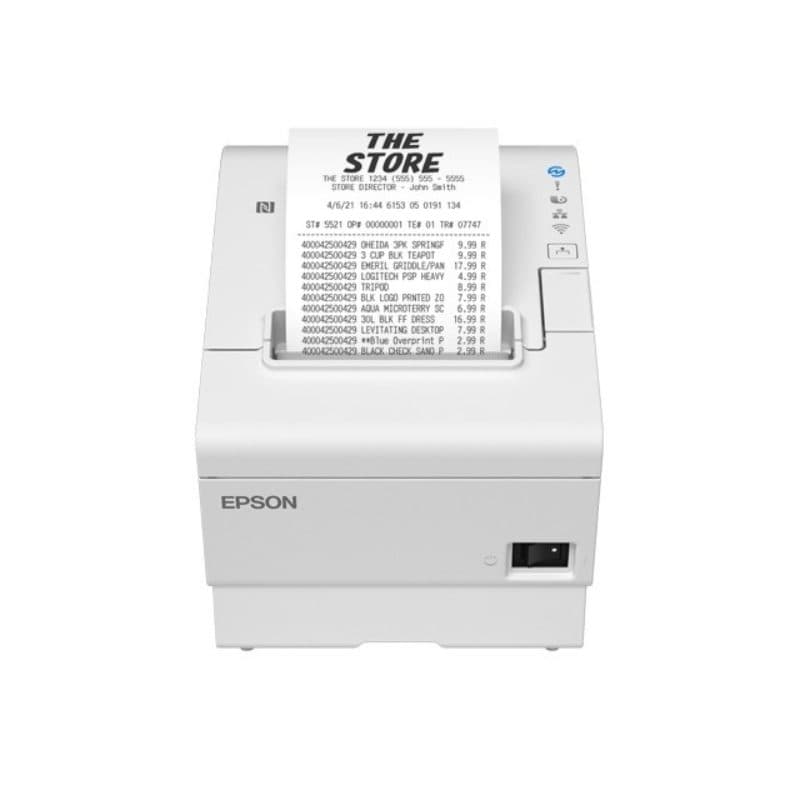 Stampante POS USB Ethernet seriale bianca - Epson TM-T88VII (111)