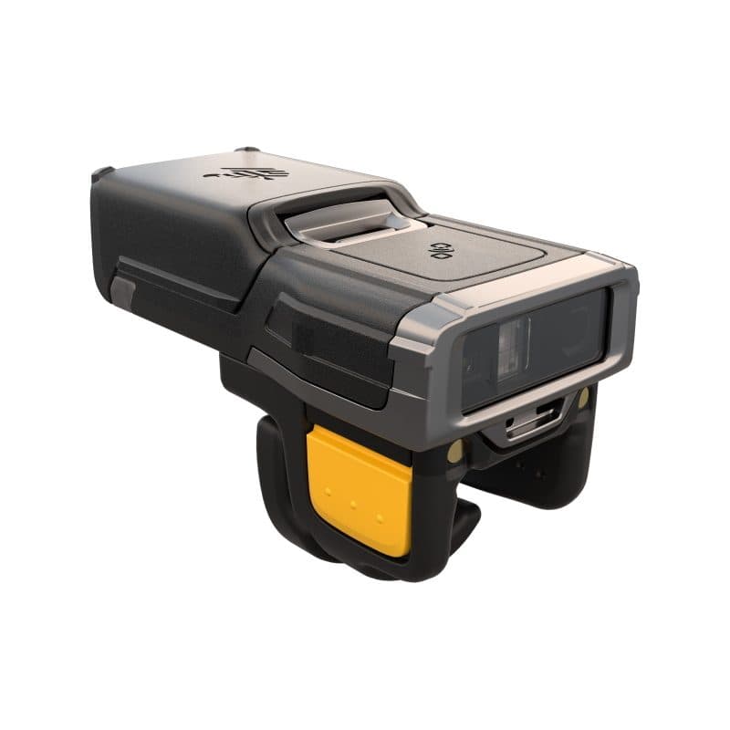 Lettore di codici a barre indossabile 2D LED grigio e giallo - Zebra RS6100