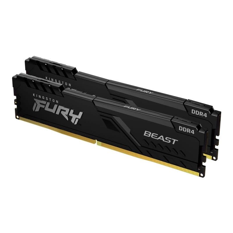 Memoria RAM 32GB (kit da 2) DDR4 3200 MT/s CL16 DIMM nero - Kingston Fury Beast