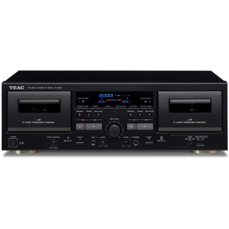 Piano cassetta 2 console nero - Teac W-1200