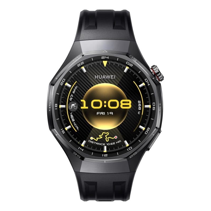 Smartwatch cassa in titanio 46mm cinturino nero, fino a 21 giorni di autonomia - Huawei Watch GT6 Pro