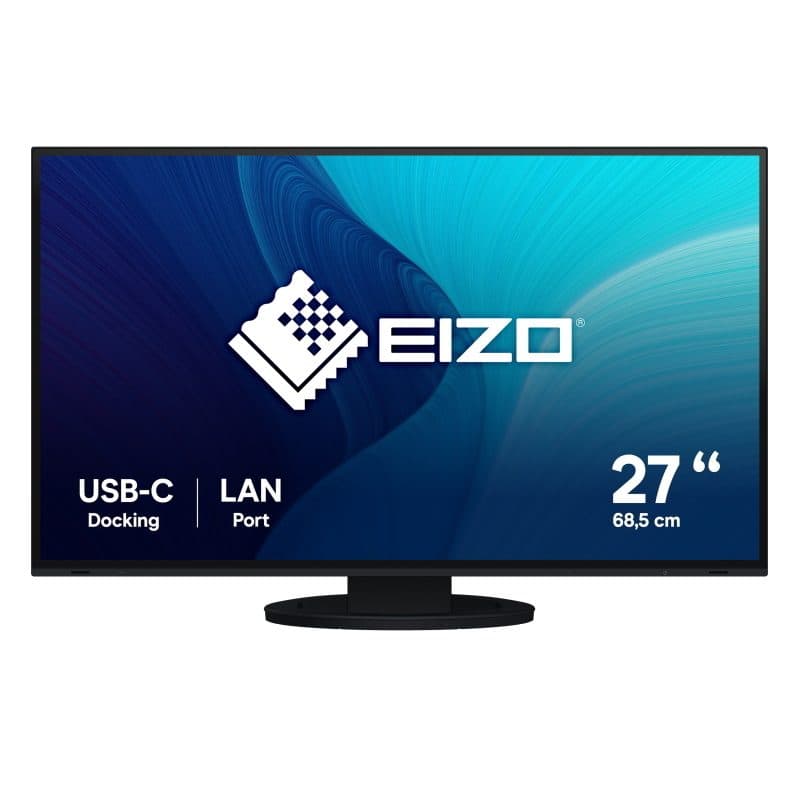 Monitor LED 27 pollici 2560 x 1440 pixel Quad HD nero - Eizo FlexScan EV2795-BK
